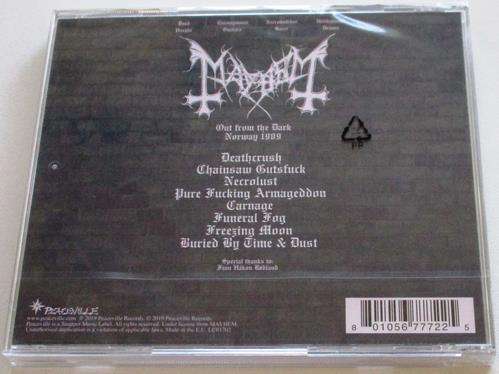 MAYHEM Out From the Dark CD