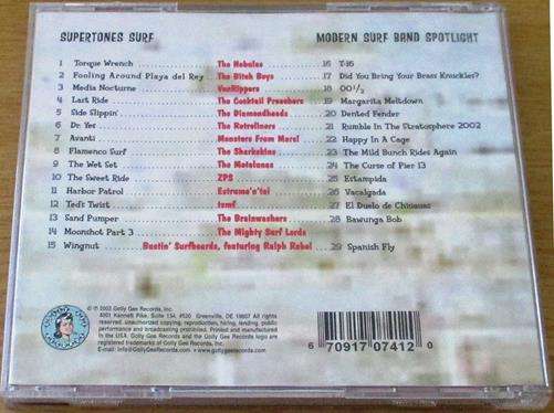 CHRISTIAN ROCK/METAL: SUPERTONES SURF Modern Surf Spotlight CD [BB SHELF C/R/M]