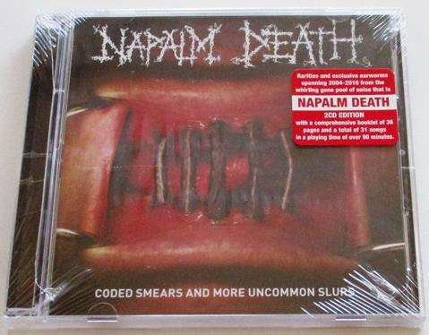 NAPALM DEATH Coded Smears and More Uncommon Slurs 2xCD