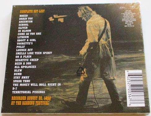 NIRVANA Live at Reading Digipak CD