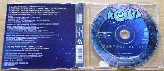 AQUA Cartoon Heroes CD Maxi Single CD [Shelf Zx3]