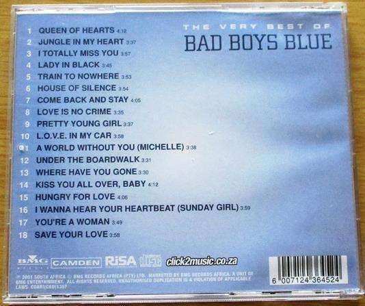 BAD BOYS BLUE The Very Best Of CD [Shelf Zx5] EX