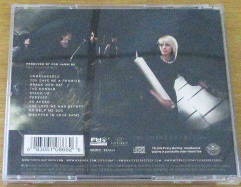 CHRISTIAN ROCK/METAL : FIREFLIGHT Unbreakable CD [BB SHELF C/R/M]