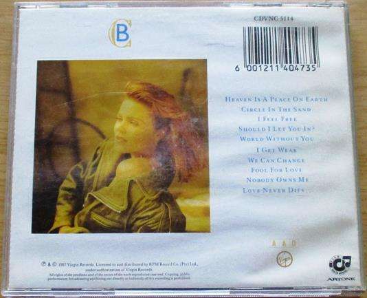 BELINDA CARLISLE Heaven on Earth CD [Zx5]