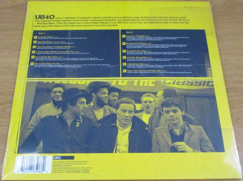 UB40 Red Red Wine (The Collection) LP VINYL RECORD