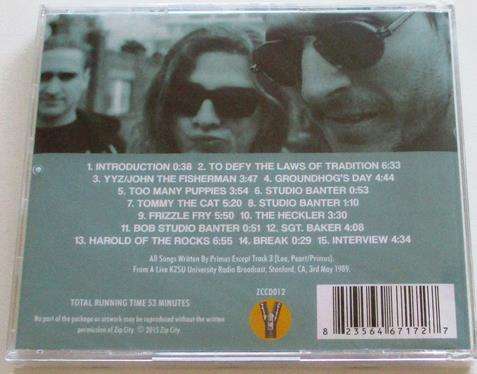 PRIMUS Groundhog Day - The 1989 Student Radio Broadcast CD