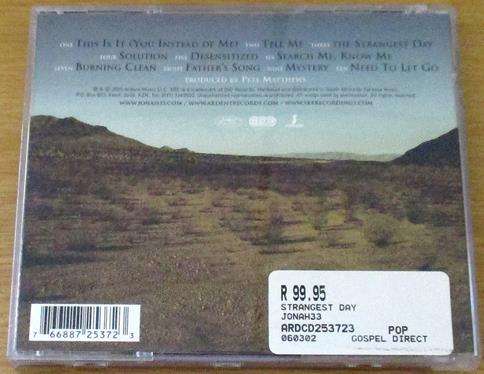 CHRISTIAN ROCK/METAL : JONAH 33 The Strangest Day [BB SHELF C/R/M]