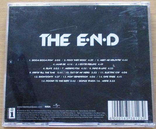 BLACK EYED PEAS The End CD [Zx6]