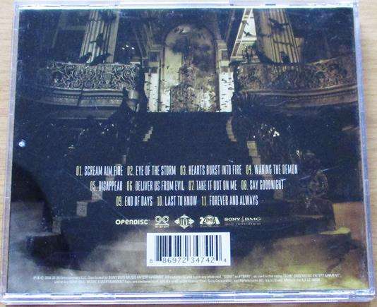 BULLET FOR MY VALENTINE Scream Aim Fire CD [Zx7]