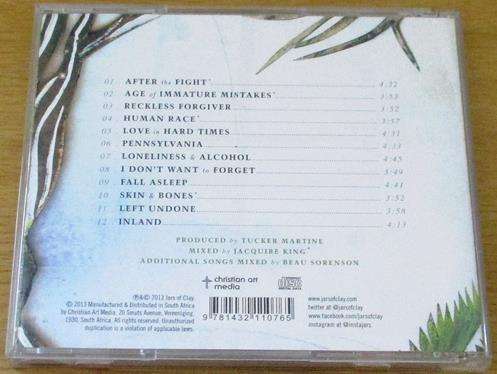 CHRISTIAN ROCK/METAL : JARS OF CLAY Inland CD [BB SHELF C/R/M]
