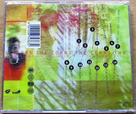 THE CORRS Talk on Corners CD [Zx12]
