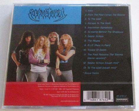 SEPULTURA Schizophrenia Remastered with Bonus tracks CD