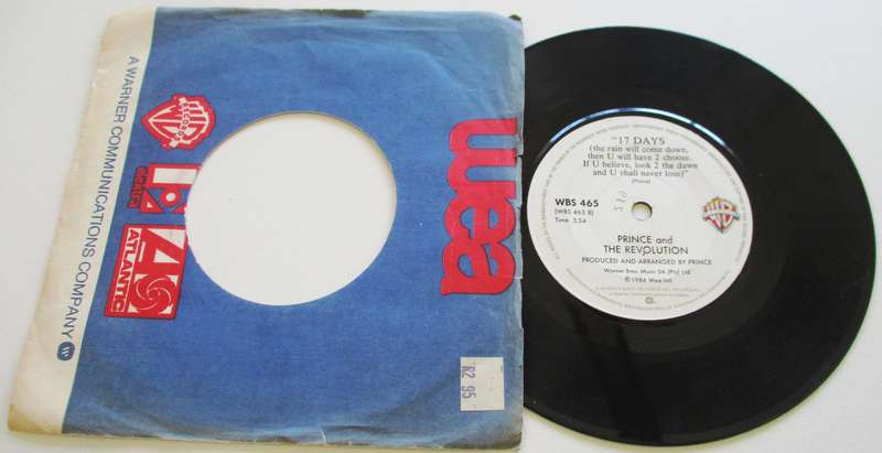 PRINCE When Doves Cry 7" Single Vinyl record