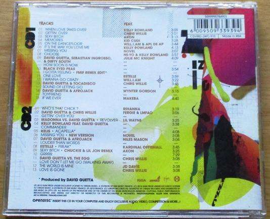 DAVID GUETTA One More Love CD [Vx4]