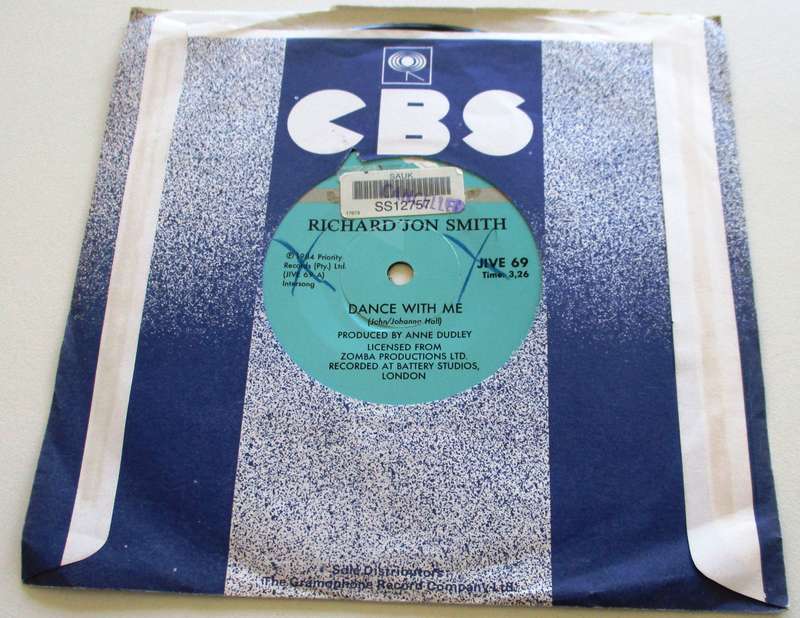 RICHARD JOHN SMITH Dance with Me  7" Single Vinyl record