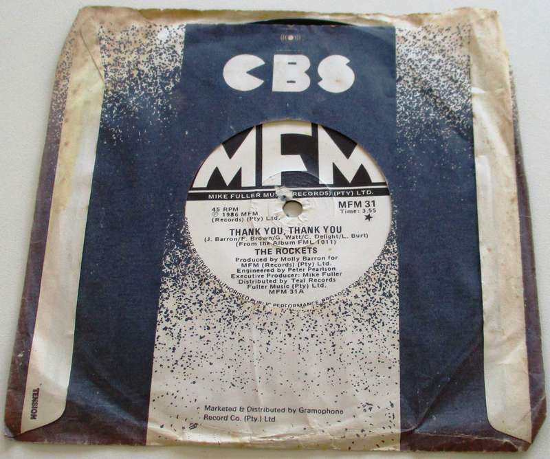 THE ROCKETS Thank you Thank you / Jumbo Rumba  7" Single Vinyl record