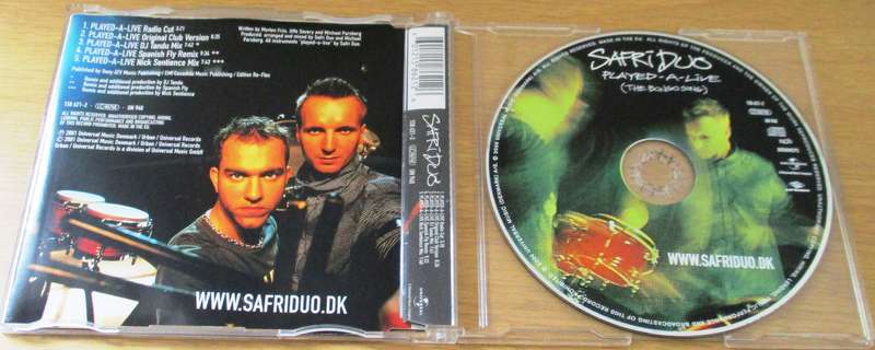 SAFRI DUO Played-A-Live (The Bongo Song) CD Single [CD Singles Box]