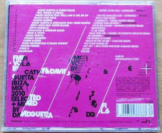 DAVID GUETTA F*** Me I'm Famous Ibiza 2010 CD [Vx6]