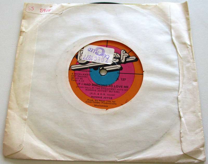 RONNIE JOYCE Give Love on Christmas Day 7" Single Vinyl record