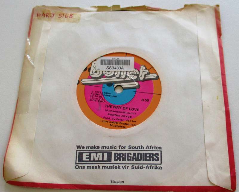 RONNIE JOYCE Heavenly 7" Single Vinyl record