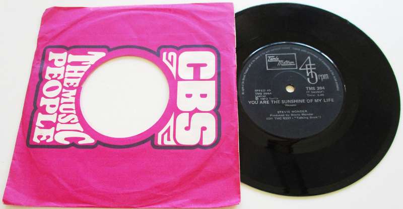 STEVIE WONDER  You are the sunshine of my Life 7" Single Vinyl record