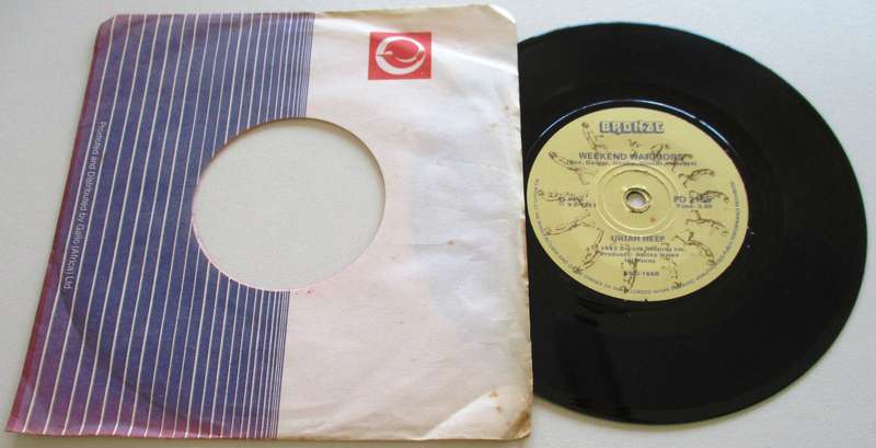 URIAH HEEP Lonely Nights 7" Single Vinyl record