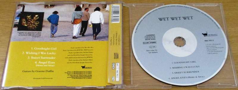 WET WET WET Goodnight Girl CD Single [CD Singles Box]