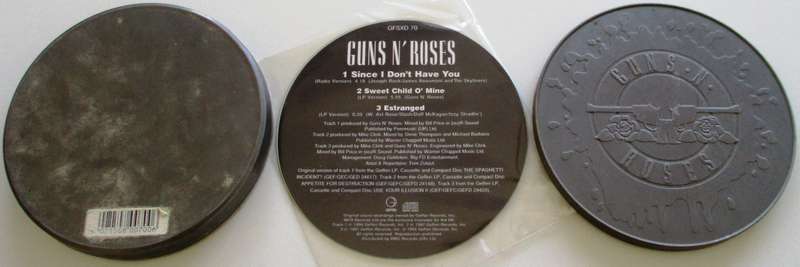 GUNS N ROSES Since I Don't Have you / Sweet Child o' Mine / Estranged CD TIN BOX