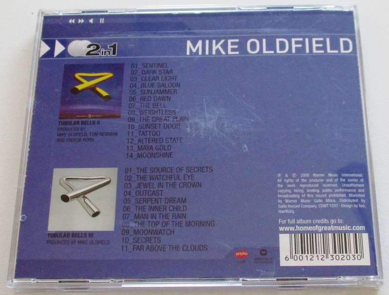 MIKE OLDFIELD Tubular Bells 1 + 2  2xCD [SHELF V x 6]