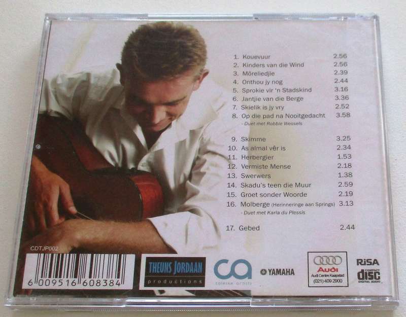 THEUNS JORDAAN Koue Vuur Die musiek van Koos Du Plessis CD [SHELF V x 6]