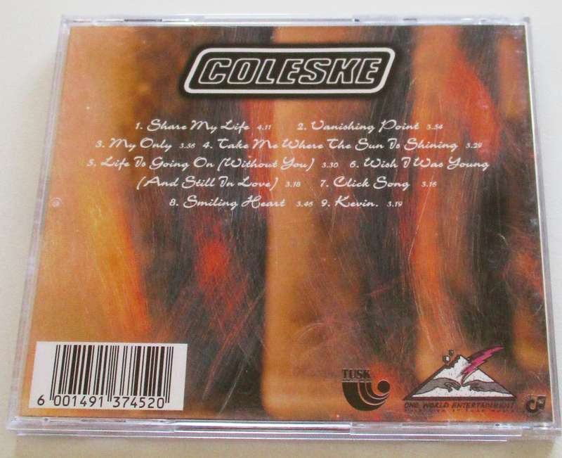 COLESKE Coleske Autographed CD[SHELF V x 6]