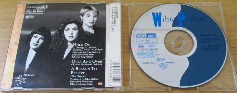 WILSON PHILLIPS Hold On CD Single [CD Singles Box]