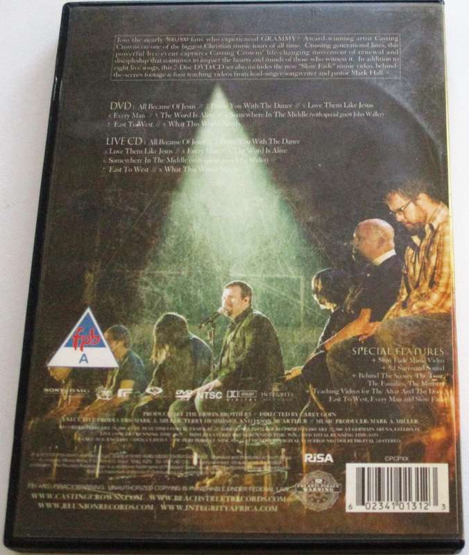 CASTING CROWNS The Altar and the Door Live CD+DVD