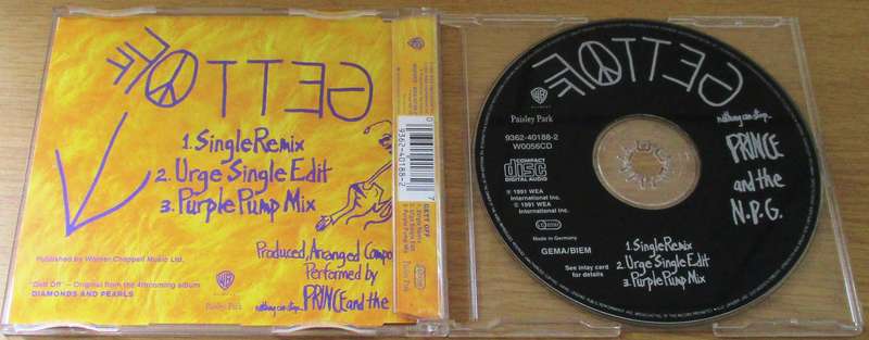 PRINCE and the NEW POWER GENERATION Gett Off CD Single [CD Singles Box]