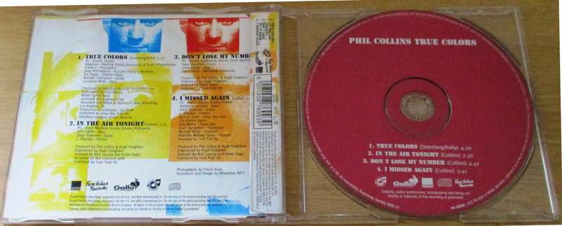 PHIL COLLINS True Colors South African Release CD Single [CD Singles Box]