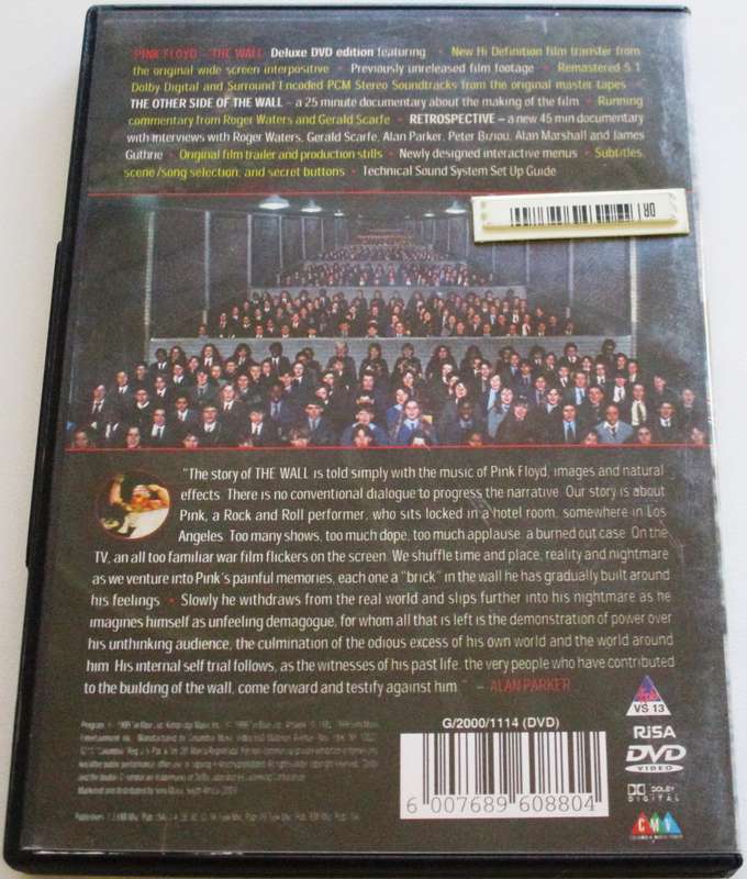 PINK FLOYD The Wall DVD [DVD BOX SET]