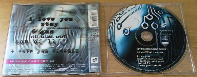 SPRINGBOK NUDE GIRLS I Love You / Stay / 6 Gun CD Single [CD Singles Box]