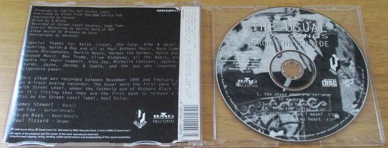 THE USUAL Six Songs from the Inside CD Single [CD Singles Box]