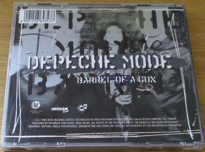 DEPECHE MODE Barrel of a Gun South African Release CD Single [CD Singles Box]