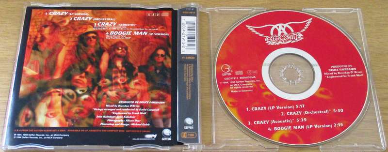 AEROSMITH Crazy CD Single [CD Singles Box]