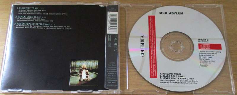 SOUL ASYLUM Runaway Train CD Single [CD Singles Box]