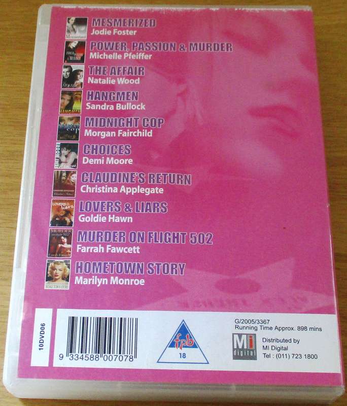 10 MOVIES HOLLYWOOD HOLLYWOOD DIVAS 4xDVD BOX SET [BBox 4]