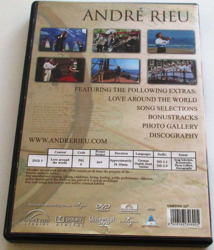 ANDRE RIEU Love Around the World DVD