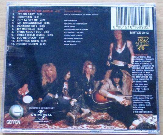 GUNS N ROSES Appetite for Destruction CD [Gx14]