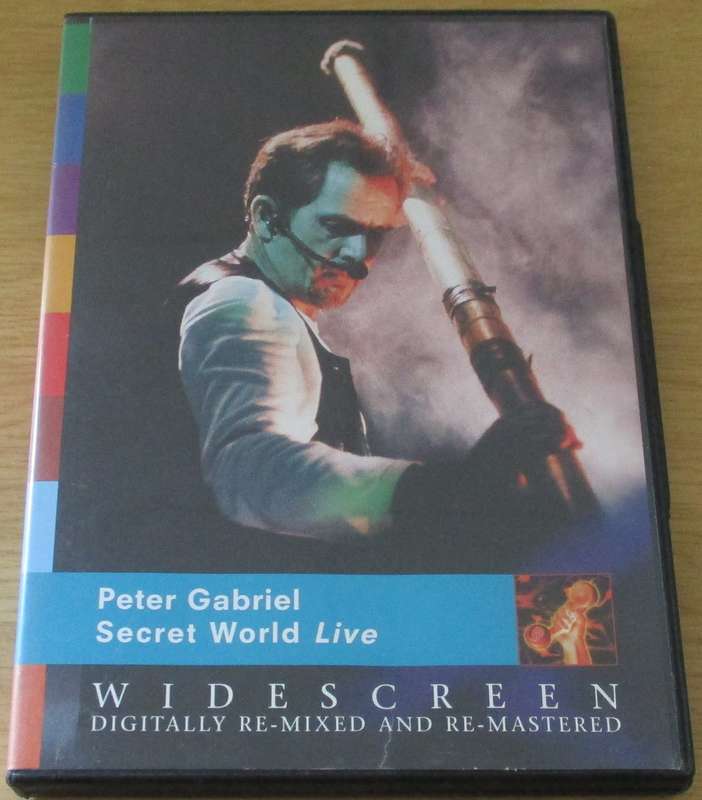 PETER GABRIEL Secret World Live DVD