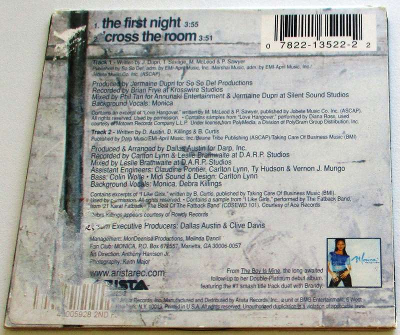MONICA The First Night CD Single [CD SINGLE BOX]