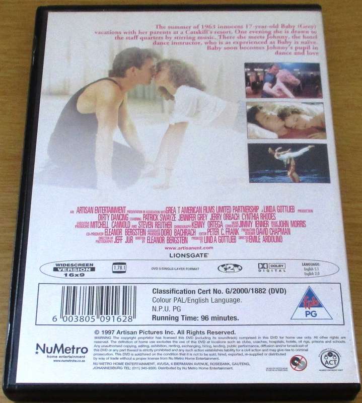 DIRTY DANCING DVD [BBOX 4]