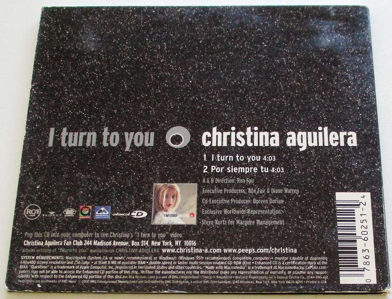 CHRISTINA AGUILERA I Turn to You CD Single [CD SINGLE BOX]