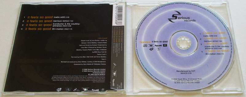 SONIQUE It Feels So Good CD Single  [CD SINGLE BOX]