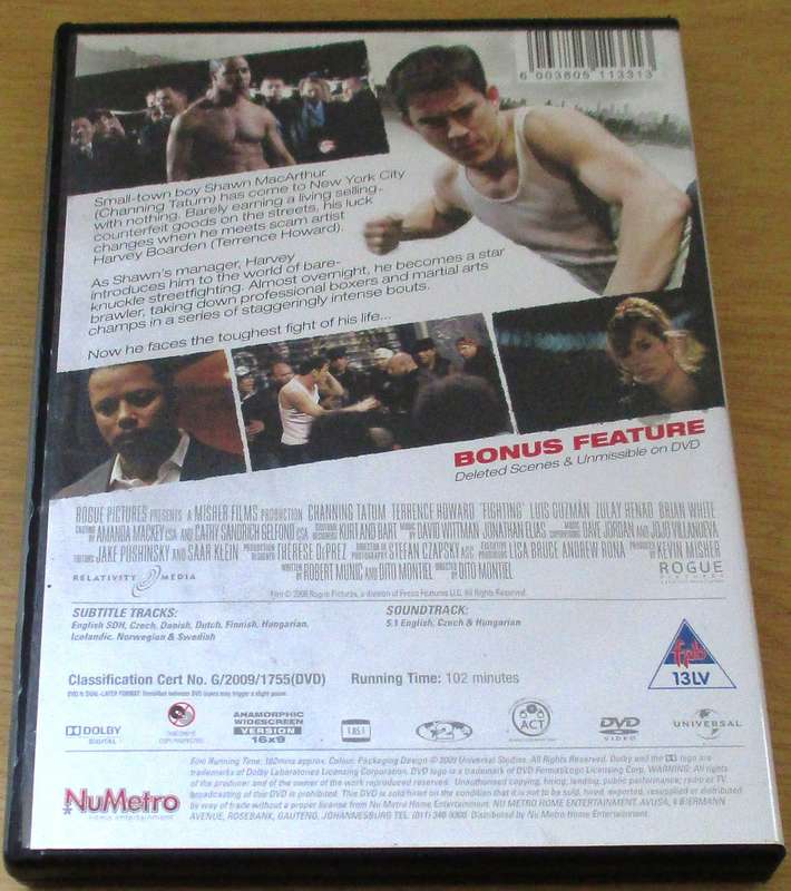 FIGHTING DVD Channing Tatum [BBOX 4]